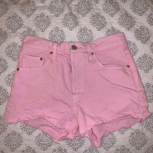 WORN ONCE! Levi’s shorts from Urban Outfitters.